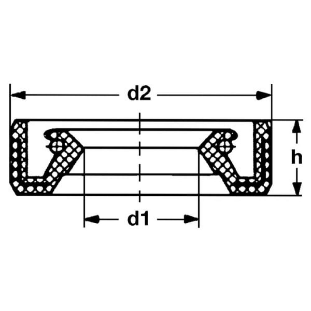 Oliekeerring achter