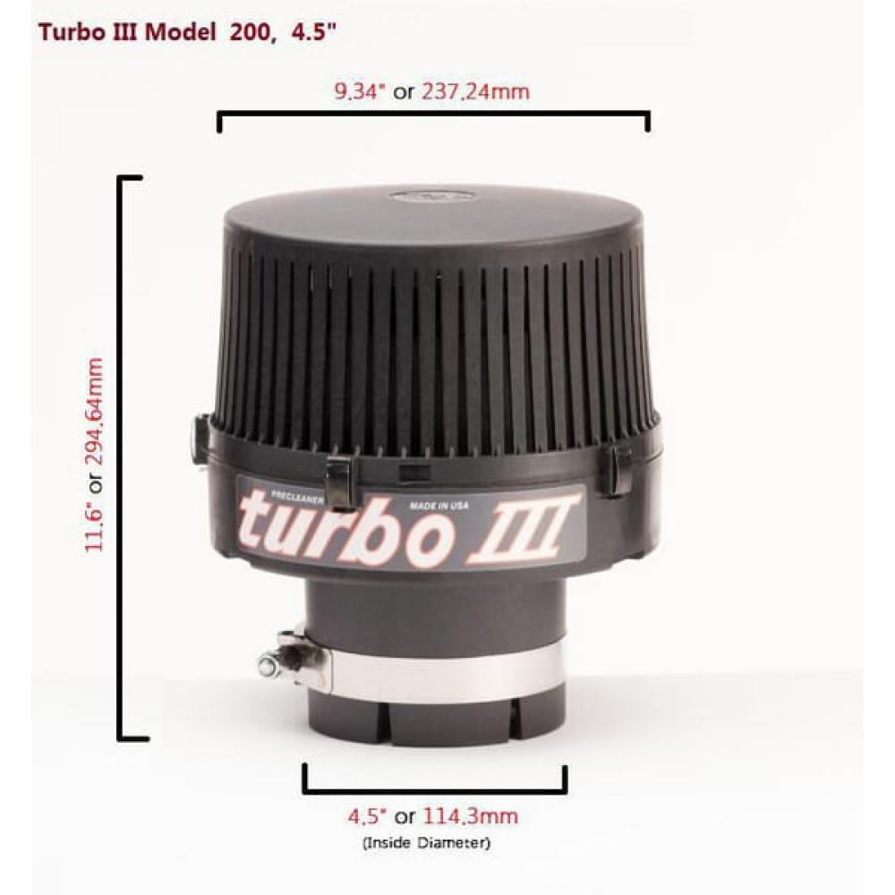 Turbo 3 filter 4.1/2"