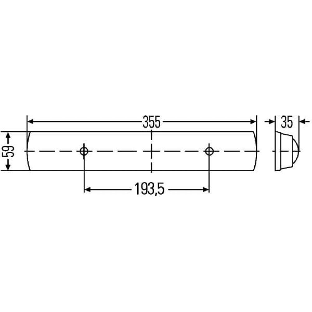 LED-plafondlamp met schakelaar