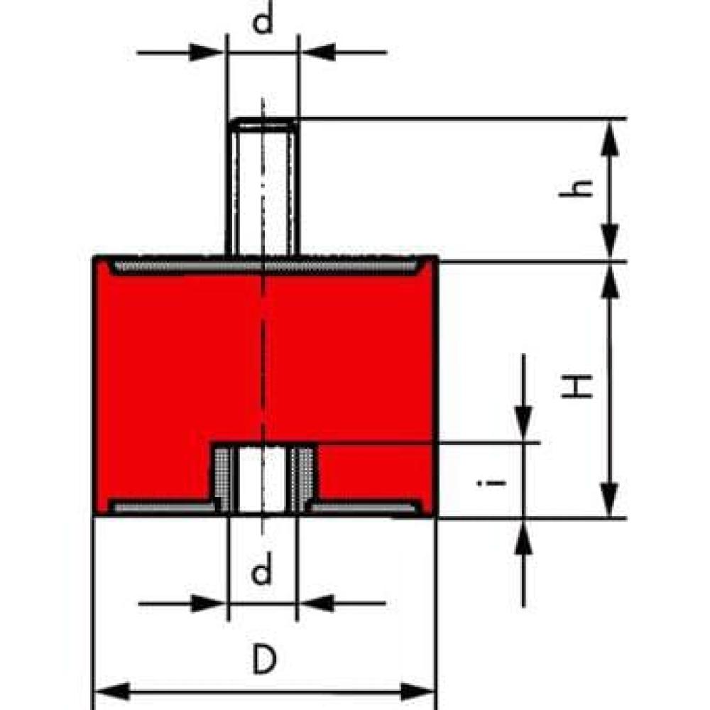 Trillingsdemper TYPE B
