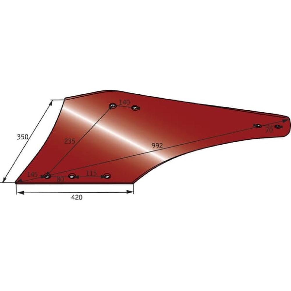 Streichblech L. H55A