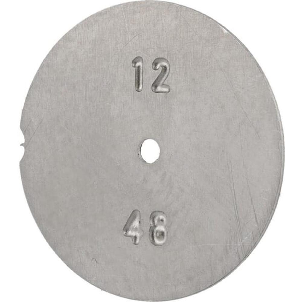 Doseerplaat Ø boring 1,2 mm RVS