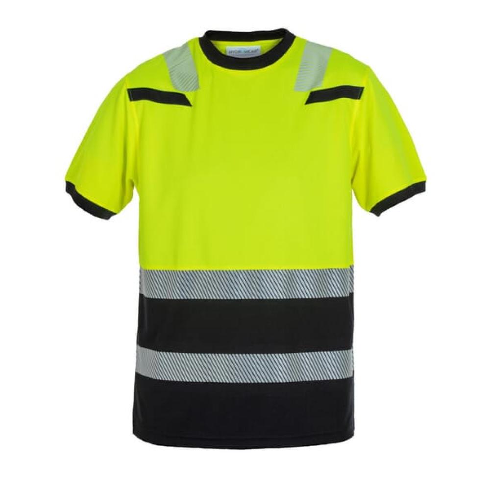 T-shirt Hi-vis 5XL yellow/black Tulsa