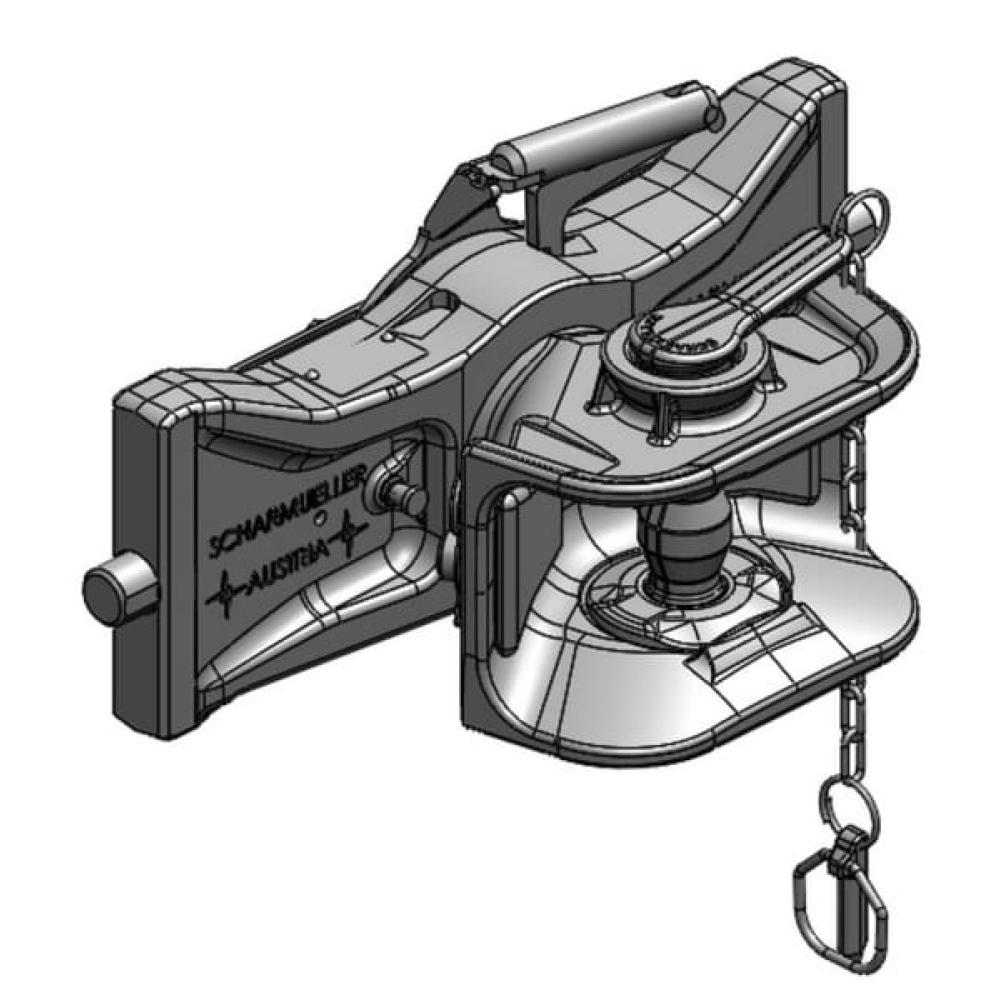 Angled front view with bag zipped and handles upright.