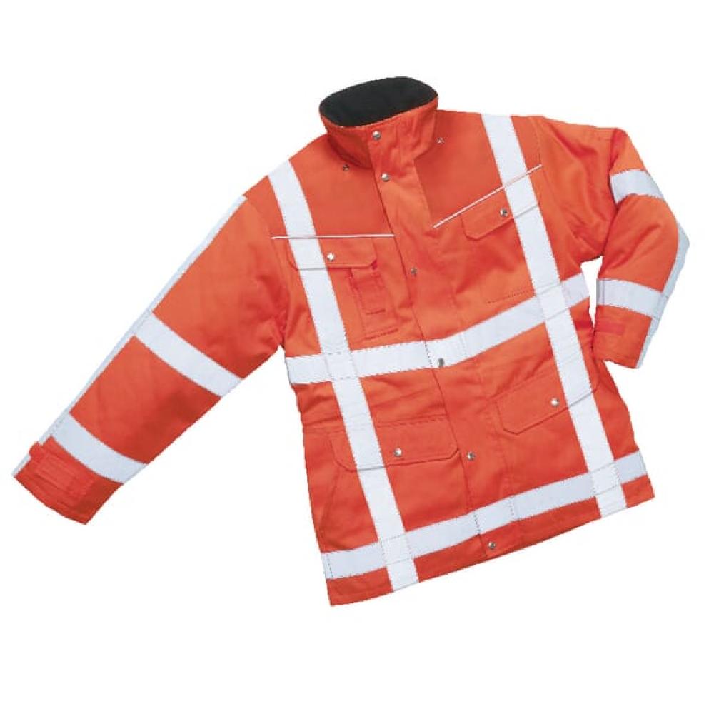 Parkajas, oranje, XL