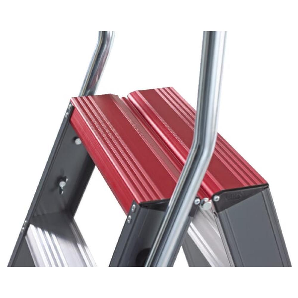 Angled front view with bag zipped and handles upright.