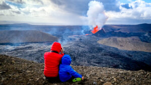 Fagradalsfjall eruptia vulcanului din Islanda 2021