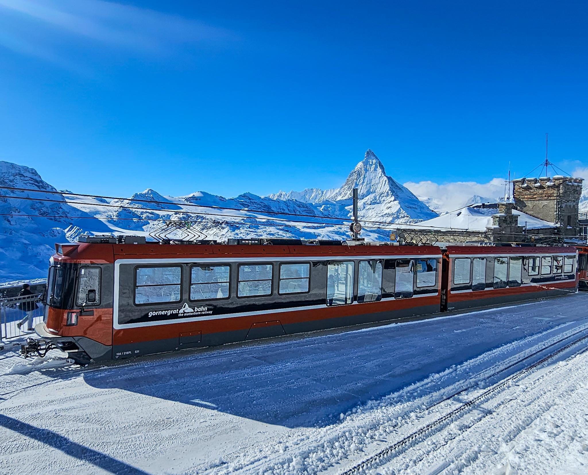 Elveția cu trenul - Gornergrat - Zermatt
