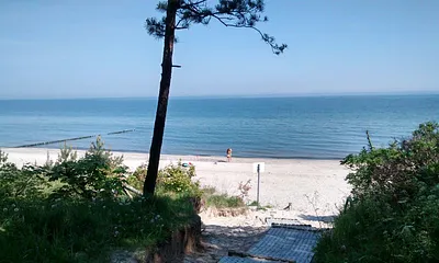 Strand vor dem Zempiner Campingplatz