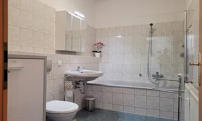 Bad mit Wanne/WC, Föhn