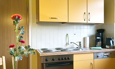 Küchenzeile mit Eherd/Backofen 