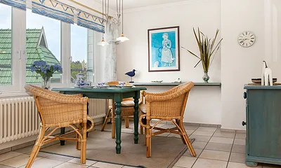 Hier sehen Sie den Blick in Richtung Eßbereich,