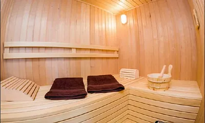 Sauna im Badezimmer