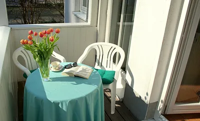 Süd-West liegende Terasse