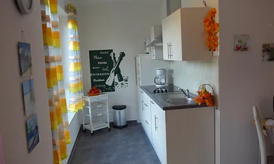 offene Küche zum Wohnzimmer