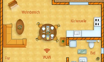 Grundriss Erdgeschoss mit Terrasse