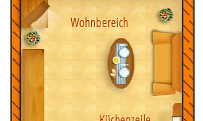 Grundriss Erdgeschoss mit Terrasse