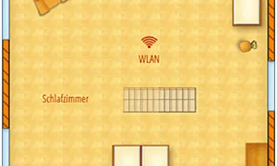 Grundriss Dachgeschoss (Schlafbereich)