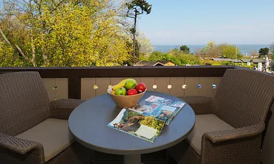 Balkon mit Seeblick