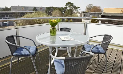 großzügiger Balkon