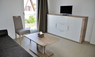 Blick in das zweite Schlafzimmer