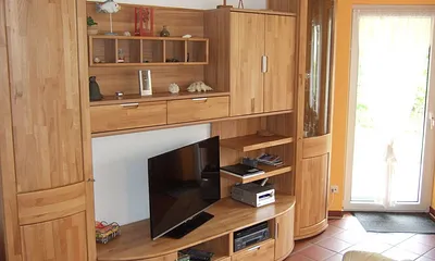 Wohnzimmer mit Terrassentür