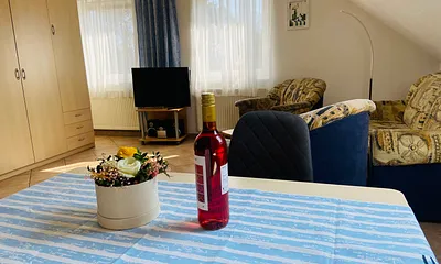 Essbereich und Wohnbereich