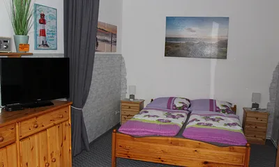 Schlafbereich mit Aufbettung