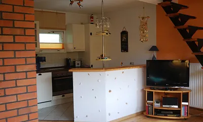 Blick aus dem Wohnbereich