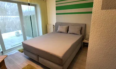 ausgezogene Schlafcouch