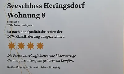 Sterneurkunde des Deutschen Tourismusverbandes