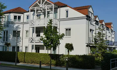 Straßenansicht Wohnanlage "Am Stadtwald"