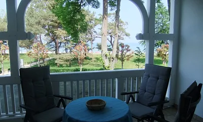 ... und wieder auf den Balkon