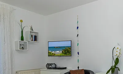 32 Zoll Full HD mit Regal