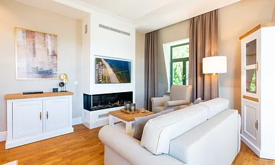 Wohnbereich mit Gaskamin