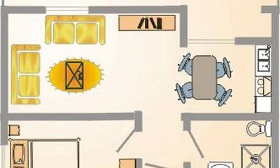 Grundriss Apartment Miramar