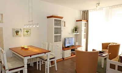 Wohnzimmer mit TV