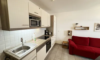 Haus Meeresblick WE A 1.10 moderne Küchenzeile