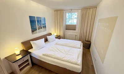 Schlafzimmer der Ferienwohnung