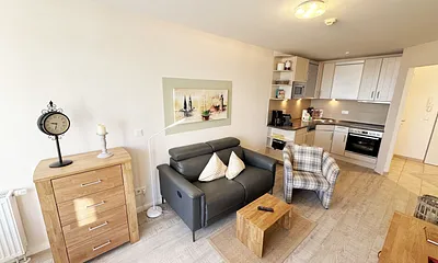 kombinierter Wohn-und Küchenbereich