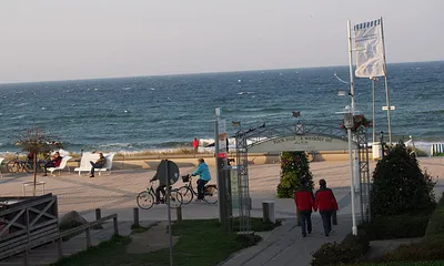 Ostseeblick vom Balkon aus
