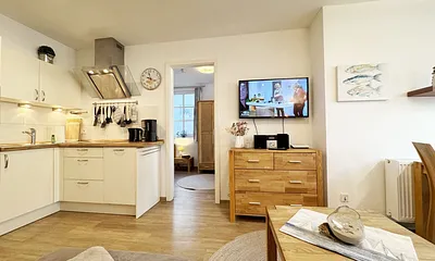 Wohnbereich mit Küchenzeile