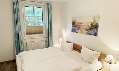 Schlafzimmer mit Verdunklungsmöglichkeit