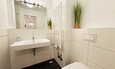 innenliegendes Badezimmer