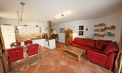 offener Wohn-/Ess-/Kochbereich