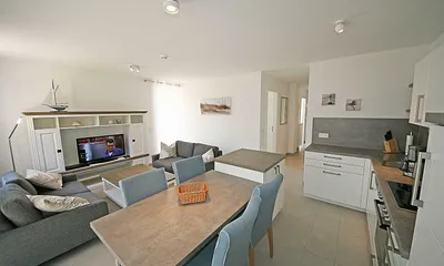 Ferienanlage Meeresblick, 3-Zimmer-Ferienwohnung (C 0.01 mit Terrasse)