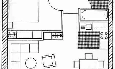 Grundriss ( ohne Badewanne, mit Dusche )