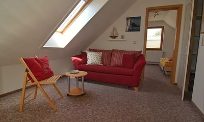 Offene Galerie mit Schlafcouch