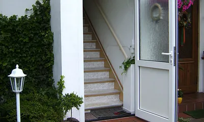 Aufgang zur Ferienwohnung