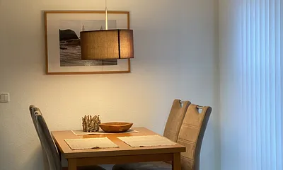 Heller Essbereich für 4 Personen